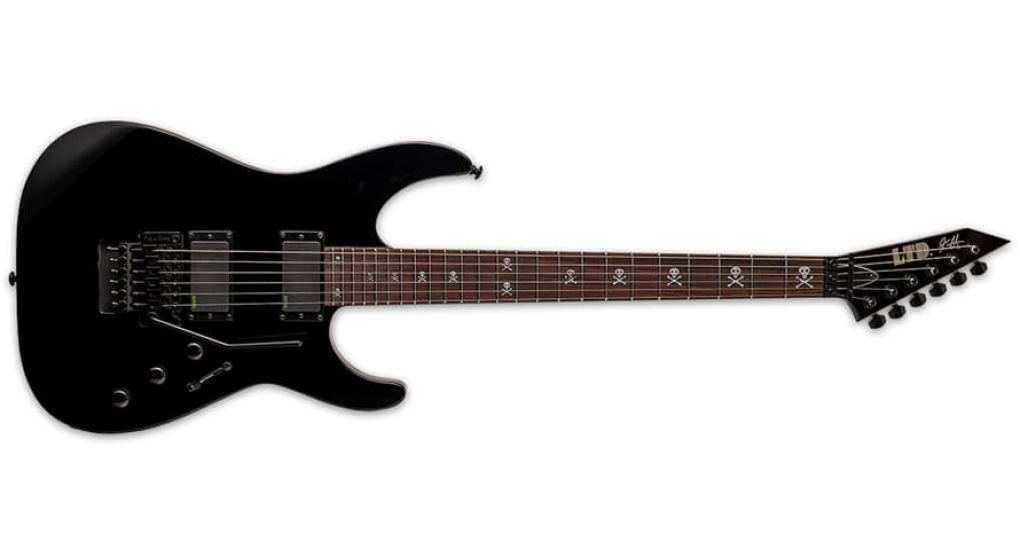 LTD KH-602 BLK KIRK HAMMETT SIGNATURE - Incl. Case